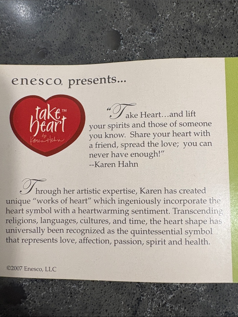 Take Heart “Giggle” Heart Sculpture by Karen Hahn - Picture 3 of 10